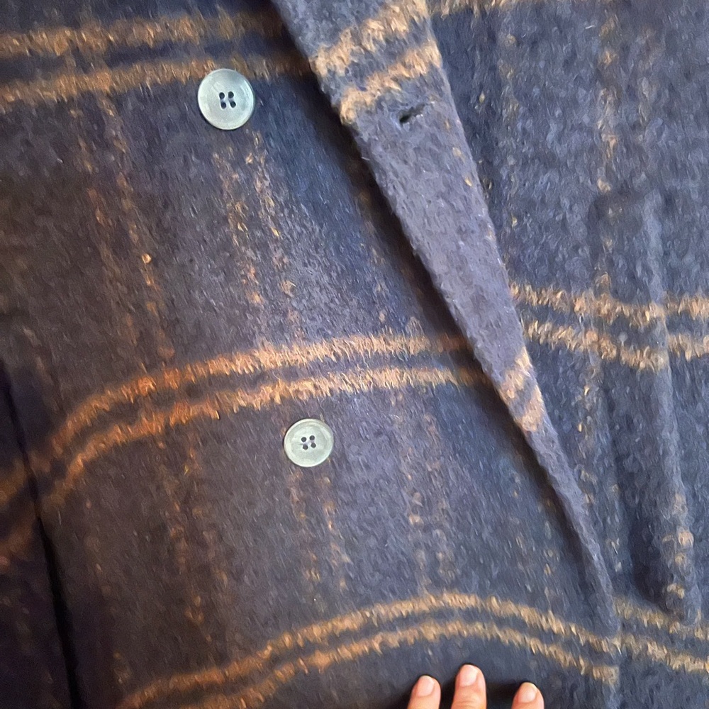 Eileen Fisher Black Wool Coat